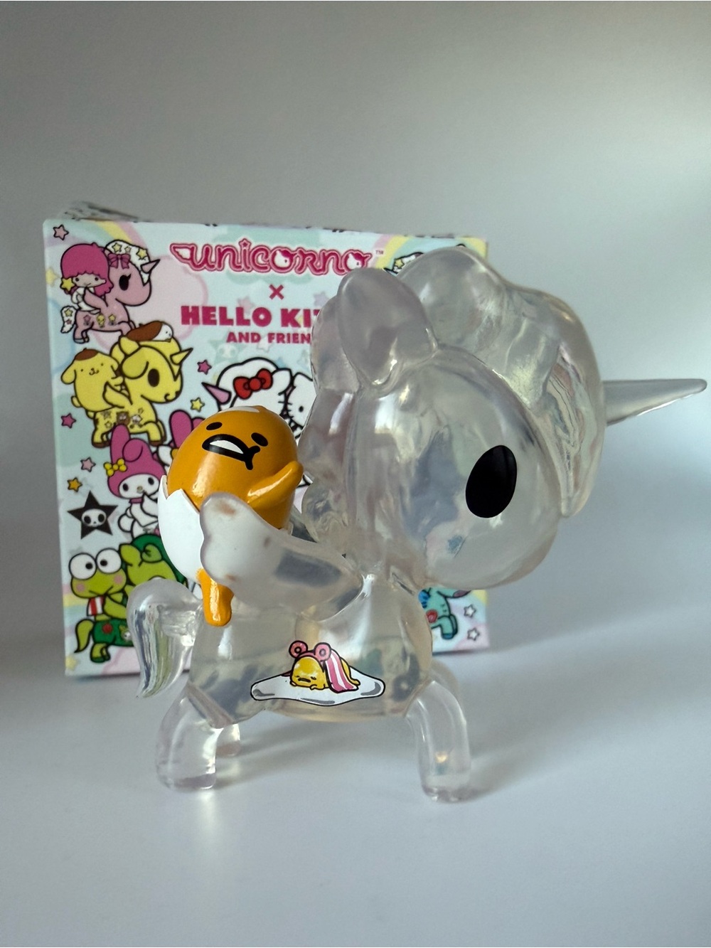 Gudetama Tokidoki Unicorno x Hello Kitty and Friends Series NIB Collectible